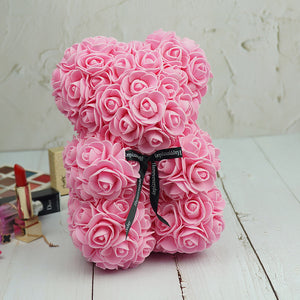 Rose Flower Teddy Bear