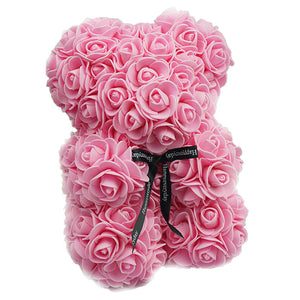 Rose Flower Teddy Bear