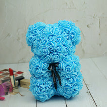 Load image into Gallery viewer, Rose Flower Teddy Bear