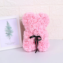 Load image into Gallery viewer, Rose Flower Teddy Bear