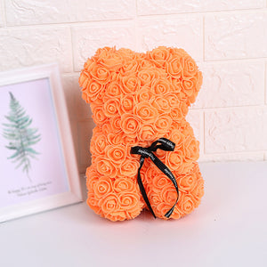 Rose Flower Teddy Bear