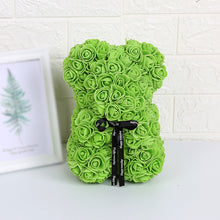 Load image into Gallery viewer, Rose Flower Teddy Bear