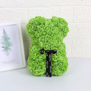 Rose Flower Teddy Bear