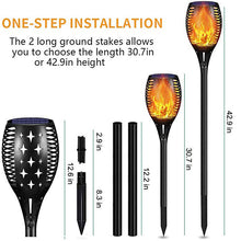 Load image into Gallery viewer, Outdoor Solar Flame - 96 LED Lamp