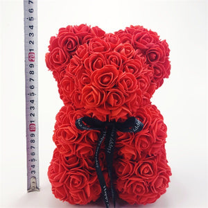 Rose Flower Teddy Bear