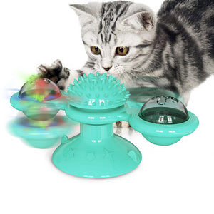 Cat Windmill Rotatable Toy