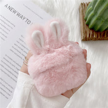 Load image into Gallery viewer, Soft Rabbit Ear Fur Case