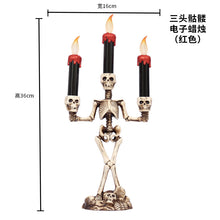 Load image into Gallery viewer, Resin LED Candle Decoration Candlestick