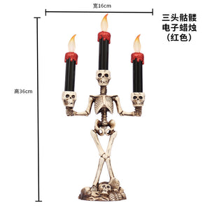 Resin LED Candle Decoration Candlestick