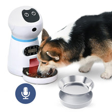 Load image into Gallery viewer, Automatic Robot Pet Feeder with Voice Record