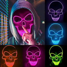 Load image into Gallery viewer, Halloween Glowing Mask