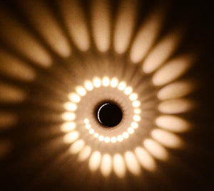 Spiral Hole LED Wall Light