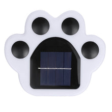 Load image into Gallery viewer, Solar Cat Animal Paw Print Light