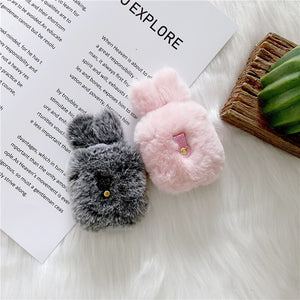 Soft Rabbit Ear Fur Case