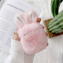 Load image into Gallery viewer, Soft Rabbit Ear Fur Case