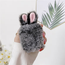 Load image into Gallery viewer, Soft Rabbit Ear Fur Case