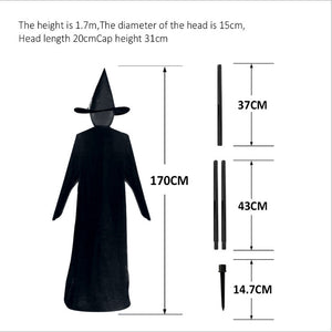 Light-Up Witches Wizard Halloween Decorations