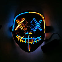 Load image into Gallery viewer, Halloween Glowing Mask