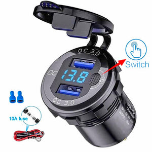 Fast Dual Charger QC 3.0 36W - Car USB